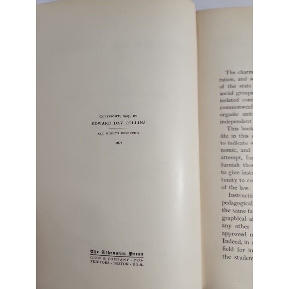 History of Vermont - Edward Collins - 1916 Revised Edition HC - Picture 8 of 9